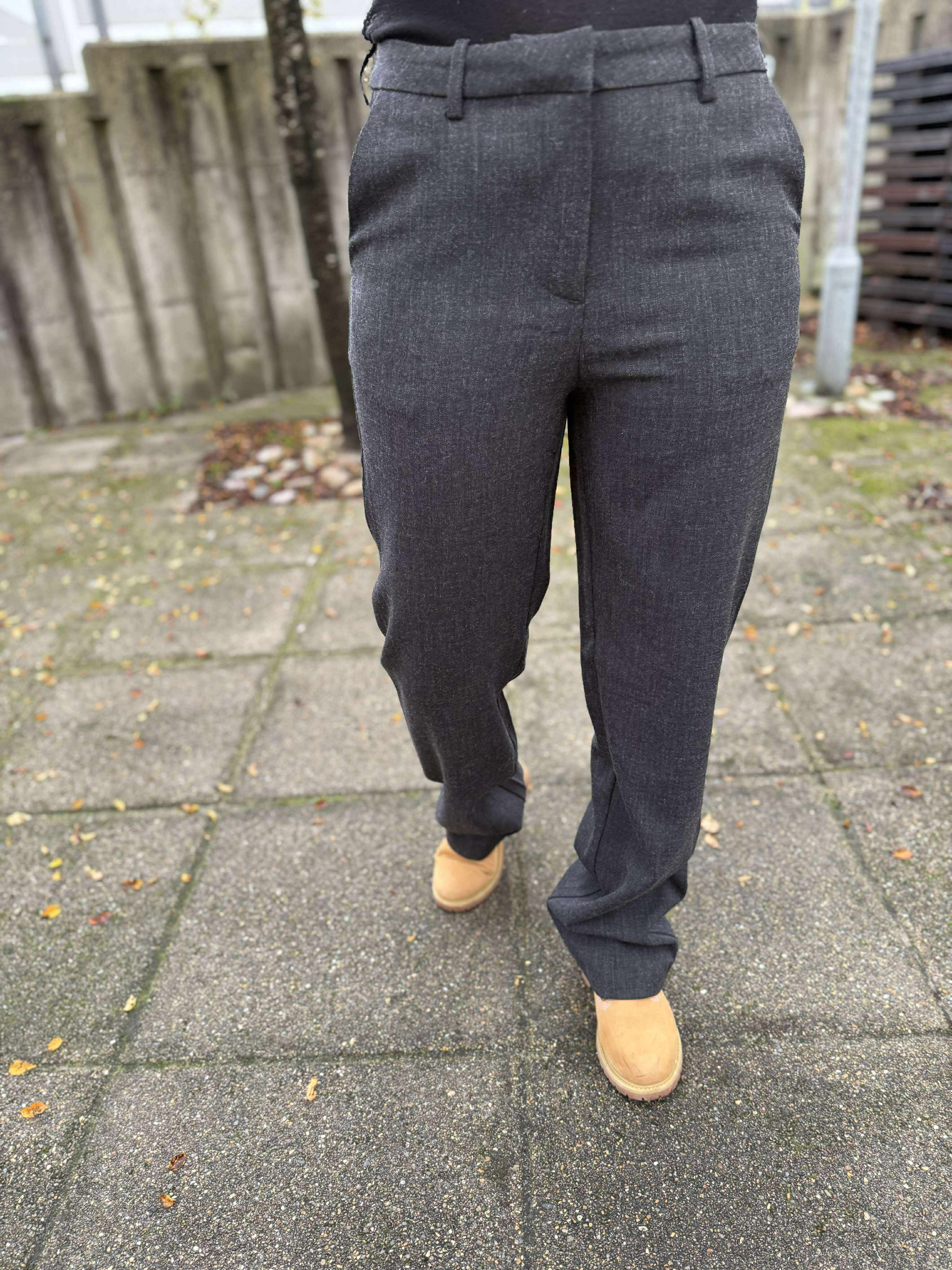 VMZAMIRA Trousers - Dark Grey Melange